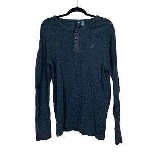 G Star Long Sleeve Henley